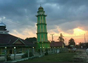 Masjid Jami Rahmatullah, Mersam, Batanghari. (Foto: tangkap layar video di akun instagram @mersam_sedulur)