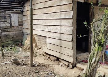 Rumah milik keluarga Jamilah. (Foto: istimewa)