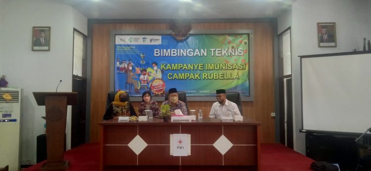 Kampanye Campak Rubella PMI Kota Jambi (foto: Alpin.R/katoe.id)