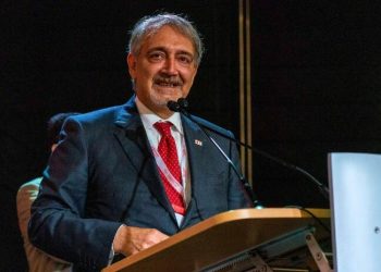 Francesco Rocca is re-elected as President of the IFRC at the 23rd session of the IFRC General Assembly in Geneva, June 2022 (Photo: IFRC)