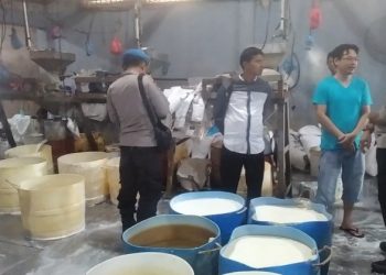 Pabrik Tahu di Sungaigelam, Muarojambi (foto:ampar.id)