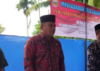 Sekda Muarojambi Hadiri Pemilhan PAW Kades Solok di Kecamatan Kumpeh Ulu