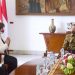 Presiden Jokowi menerima kunjungan delegasi IMF, Minggu (17/07/2022), di Istana Kepresidenan Bogor., Jabar. (Foto: BPMI Setpres/Muchlis Jr)