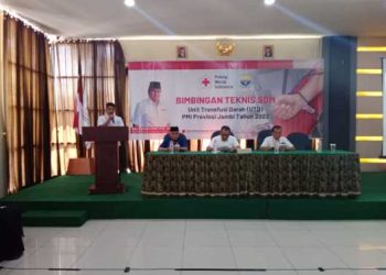 PMI Kabupaten Kota di Jambi Diharapkan Bentuk Bank Darah dan Data Pendonor