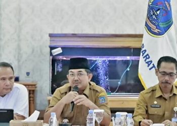 Bupati Didampingi Inspektur Rakor Supervisi atas Evaluasi Perencanaan dan Penganggaran Pemda