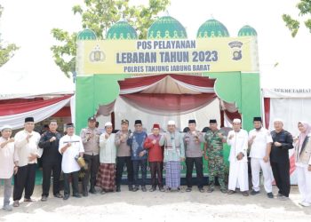 Pasca lebaran, ketua DPRD Tanjab Barat Tinjau Pos Pelayanan Lebaran Tahun 2023
