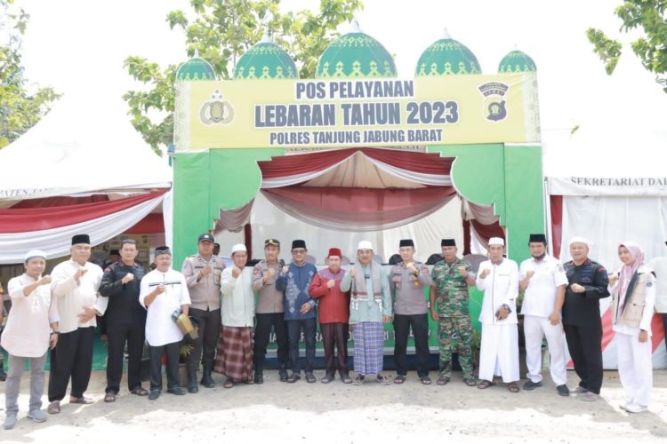 Pasca lebaran, ketua DPRD Tanjab Barat Tinjau Pos Pelayanan Lebaran Tahun 2023