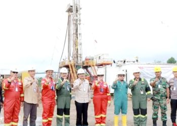 Bupati Anwar Sadat Hadiri Seremoni Pemboran Sumur SKK Migas-Petrochina