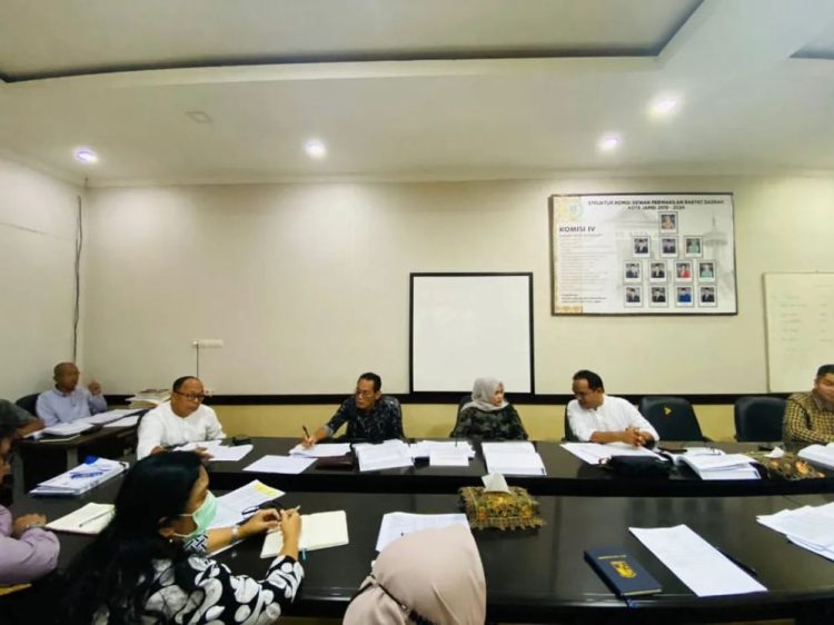 DPRD Kota Jambi Rapat Dengar Pendapat dengan 3 Instansi Terkait Realisasi Anggaran 2022