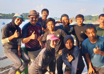 TC Porprov Jambi, Atlet Dayung Tanjabbar Terus Tingkatkan Kemampuan dengan Latihan