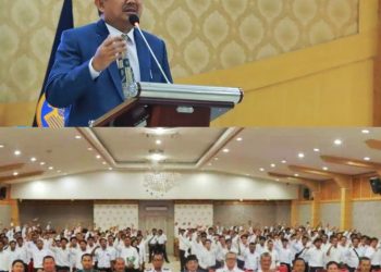 Anwar Sadat Selaku Bupati Tanjabbar Resmi Buka Diklat BST-KLMSKK 30/60 Mil Bagi Operator Kapal Tradisional Dan Nelayan