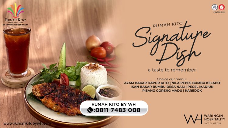 Rumah Kito Resort Hotel By WH Hadirkan 9 Menu Nusantara