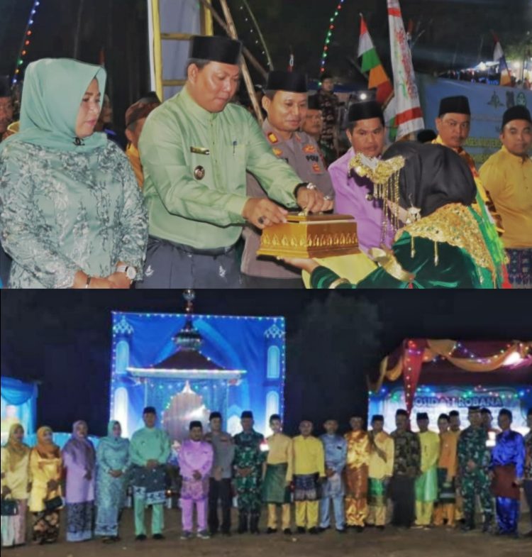 Wakil Bupati Tanjab Barat Buka MTQ ke XIV Tingkat Kecamatan Renah Mendaluh