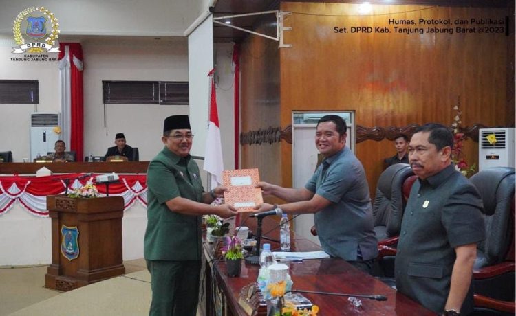 DPRD Tanjab Barat Gelar Paripurna KUA dan PPAS Tahun Anggaran 2024