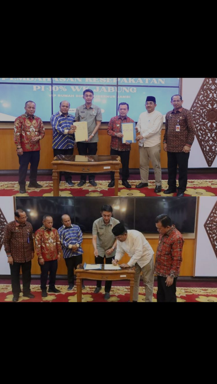 Bupati Tanjung Tanjang Barat Hadiri Rapat P10% WK Jabung