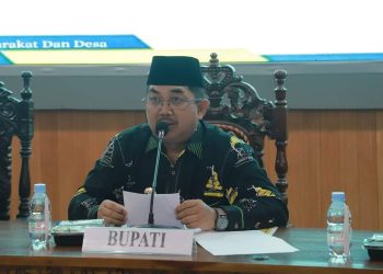 Bupati Tanjabbar Buka Rakor Pelaksanaan Pilkades dan Pilkada Serentak Tahun 2024