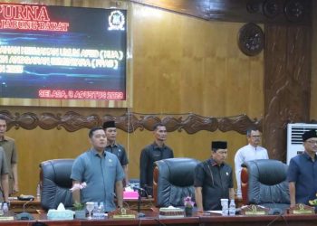 DPRD Tanjabbar Gelar Paripurna Pertama Penyampaian Nota Rancangan KUA dan PPAS