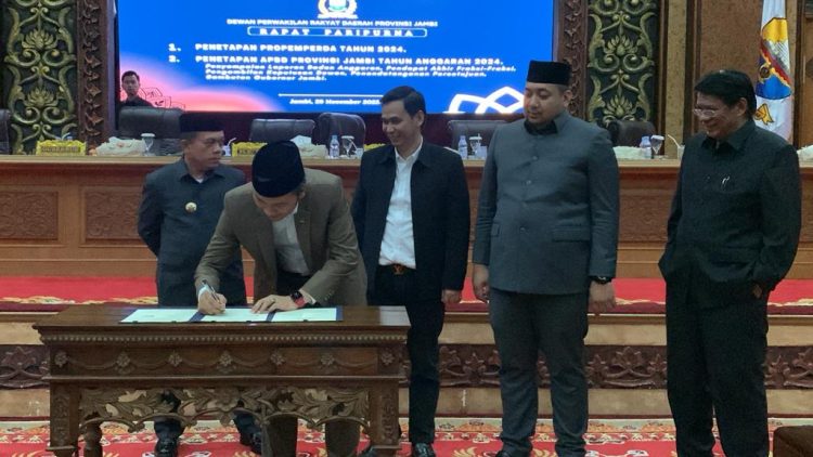 APBD Provinsi Jambi 2024 disepakati Sebesar Rp5,1 Triliun