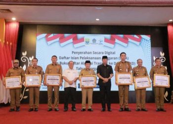 Pemkab Tanjab Barat Raih Penghargaan Peringkat 3 dengan Pengelolaan DAK Fisik Terbaik Tahun Anggaran 2023
