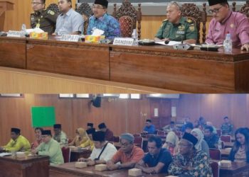 Bupati Tanjab Barat Hadiri Rapat Mediasi Penyelesaian Masalah Antara Kelompok Tani Imam Hasan Desa Badang dan PT. DAS