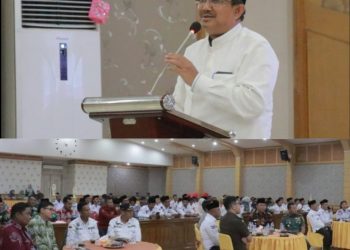 Bupati Anwar Sadat Hadiri Pelantikan PAW DPC APDESI Tanjab Barat 2023-2025