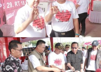 Bupati Tanjab Barat Sukses Melakukan Simulasi Pemungutan dan Penghitungan Suara.