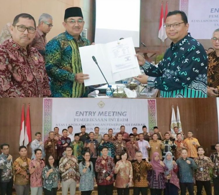 Bupati Tanjab Barat Hadiri Entry Meeting Tim BPK RI Perwakilan Jambi untuk Pemeriksaan Interim LKPD TA 2023