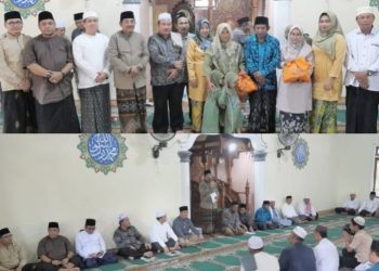 Bupati Tanjab Barat Laksanakan Safari Jumat di Masjid Nurul Huda Desa Suka Damai