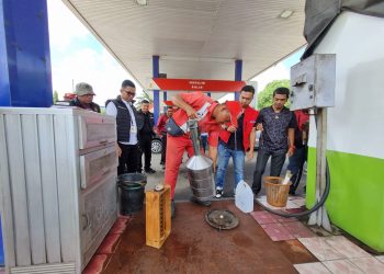 Jelang Mudik Lebaran: Polda Jambi Sidak ke 3 SPBU dan Ini Hasilnya