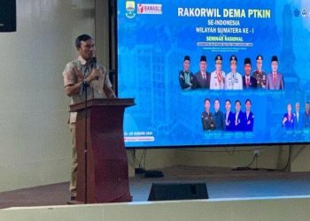Ketua DPRD Provinsi Jambi Jadi Pembicara di Rakorwil Dema PTKIN se-Indonesia Wilayah Sumatera 1