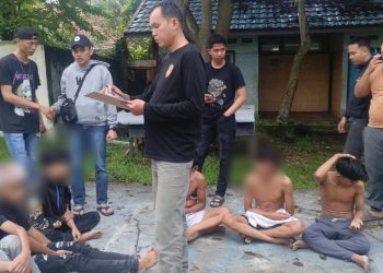 Belasan Pemuda di Kota Jambi Diamankan Polisi,  Diduga Anggota Gank Motor
