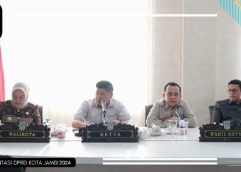 DPRD Kota Jambi: Paripurna Penyempurnaan Hasil Evaluasi Ranperda Perubahan APBD Tahun 2024