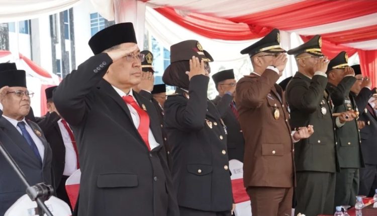 Hari Kemerdekaan RI ke 79, Ketua DPRD Kota Jambi Upacara Bendera