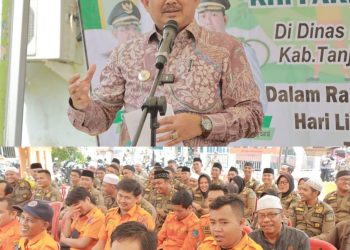 Bupati Apresiasi Tinggi Kepada Petugas Kebersihan, Satpol PP, Damkar dan BPBD