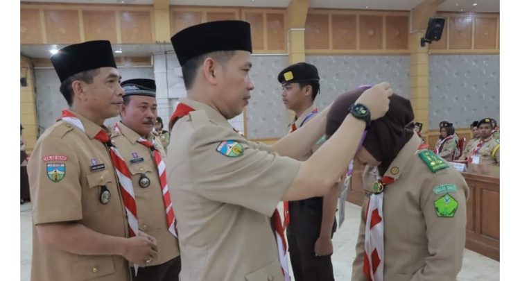 Pjs Bupati Hadiri LDK Ke-2 Pramuka Penegak dan Pandega Saka Bakti Husada Se-Tanjabbar 2024