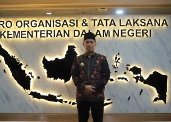 Pjs Bupati Sambangi Kemendagri Konsultasi Rakor Kelembagaan dan Ketatalaksanaan Pemda