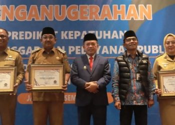 Keren !!! Anwar Sadat Bawa Pemkab Tanjab Barat Raih Penghargaan Bergengsi dari Ombudsman RI