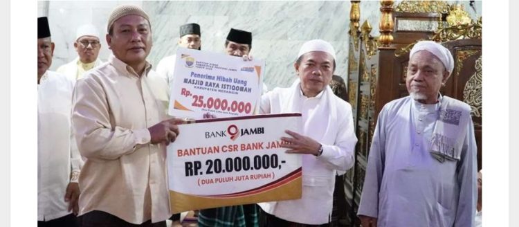Safari Ramadan di Merangin, Gubernur Jambi Salurkan Bantuan dan Santunan Anak Yatim