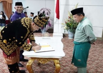 Sertijab Bupati dan Wabup Merangin, Ini Kata Gubernur Jambi