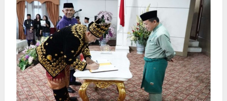Sertijab Bupati dan Wabup Merangin, Ini Kata Gubernur Jambi