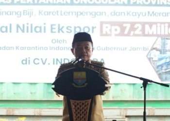 Lepas Ekspor Komoditas Senilai Rp 7,2 Miliar, Gubernur Al Haris Dorong Peningkatan Kinerja Ekspor Pertanian Jambi