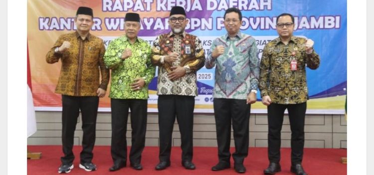 Sekda Sudirman Apresiasi Kinerja BPN Jambi dan Dukung PTSL serta Reforma Agraria