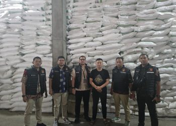 Lebaran Usai, Satgas Pangan Polda Jambi Cek Ketersediaan Bahan Pokok di Gudang Bulog dan PT Abadi Makmur