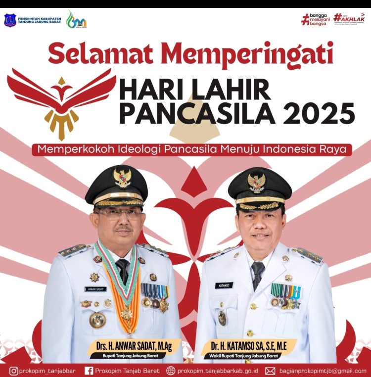 Pemkab Tanjab Barat : Selamat Hari Lahir Pancasila 2015