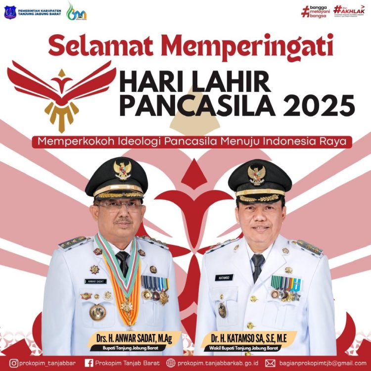 Pemkab Tanjungjabung Barat Peringati Hari Lahir Pancasila