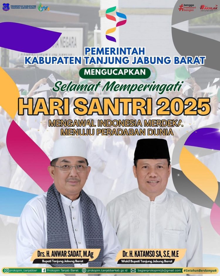 PEMKAB TANJAB BARAT: SELAMAT HARI SANTRI 2025