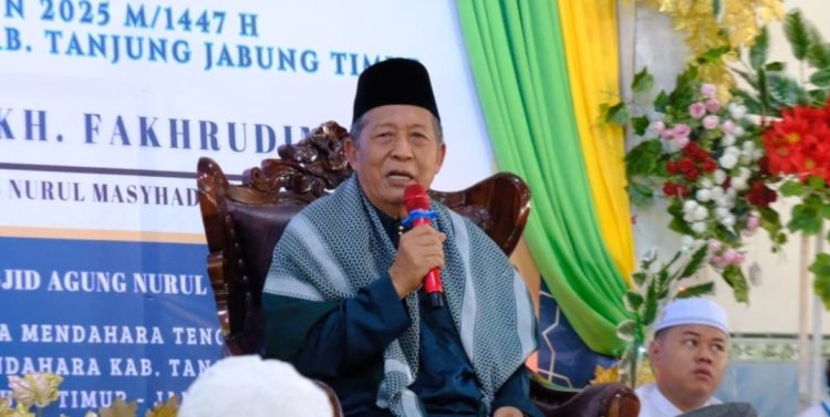 Wagub Jambi Abdullah Sani Isi Tabligh Akbar Haul Syekh Abdul Qodir Al-Jailani di Tanjung Jabung Timur