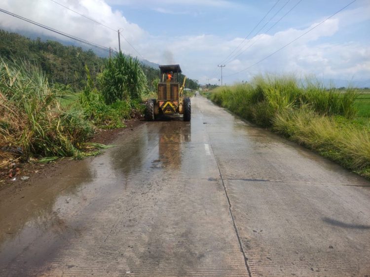 Dinas PUPR Provinsi Jambi Gerak Cepat Tangani Rumput Liar di Ruas Jalan Provinsi Kerinci