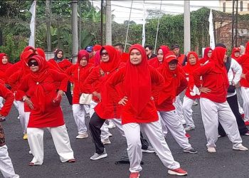 Kehadiran Hesti Haris di Peringatan HATERI ke-40, Dukungan Kuat Pengembangan Senam Tera di Jambi