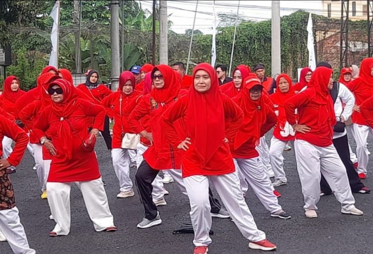 Kehadiran Hesti Haris di Peringatan HATERI ke-40, Dukungan Kuat Pengembangan Senam Tera di Jambi